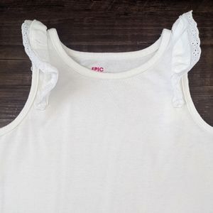 Epic Threads White Tee Shirt Tank Top
